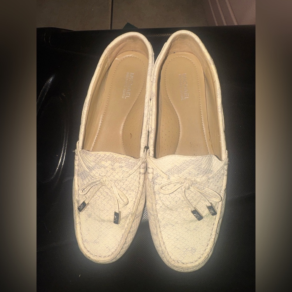 Michael Kors Women's Cream Moccasins